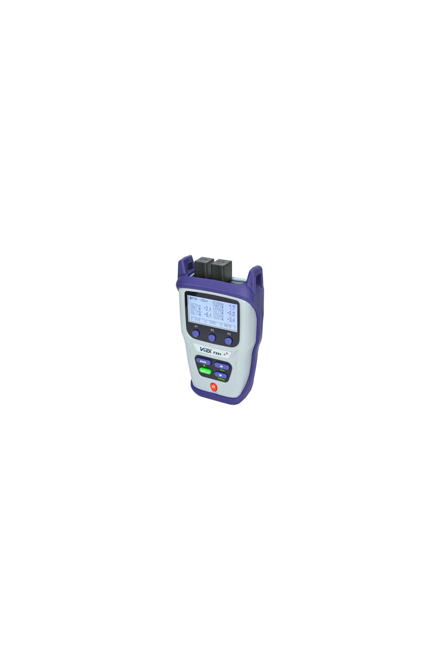 VX-FX81-4957-OPM-SCA VeEX  VeEX FX81 XGS-PON/GPON effektmeter 1490/1577 nm + std. OPM, SC/APC konn.