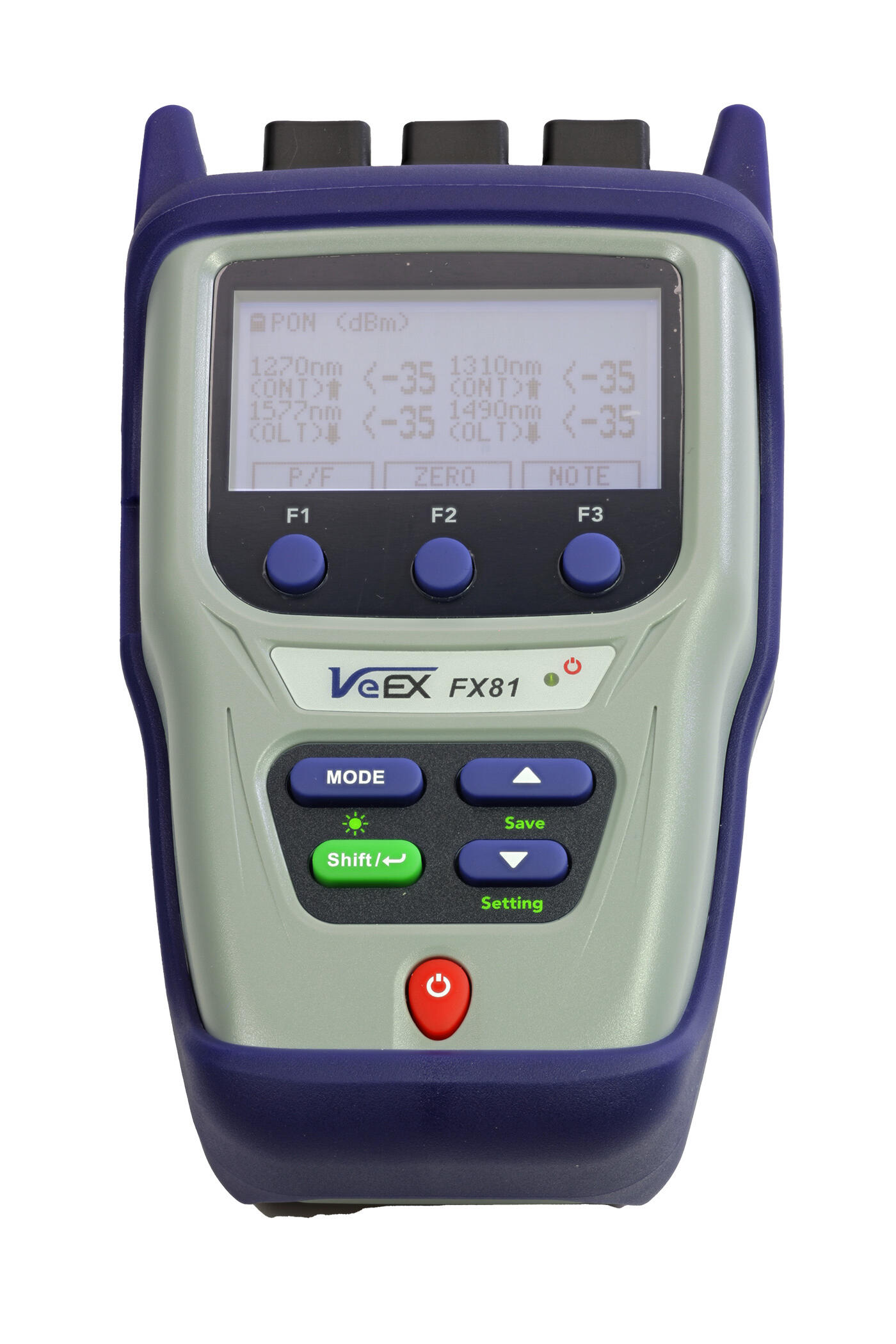 VX-FX81-4957-OPM-SCA VeEX  VeEX FX81 XGS-PON/GPON effektmeter 1490/1577 nm + std. OPM, SC/APC konn.