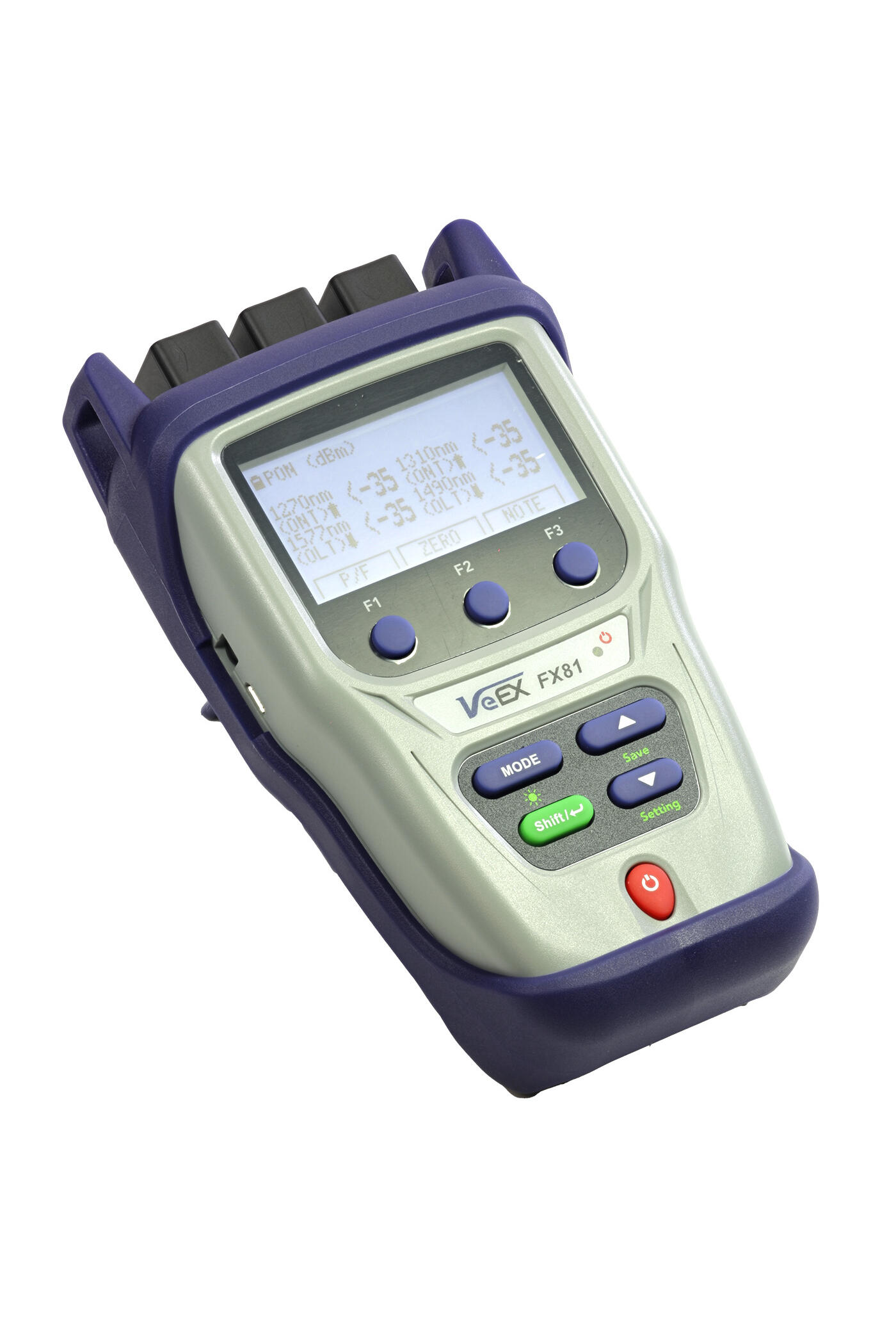VX-FX81-4957-OPM-SCA VeEX  VeEX FX81 XGS-PON/GPON effektmeter 1490/1577 nm + std. OPM, SC/APC konn.