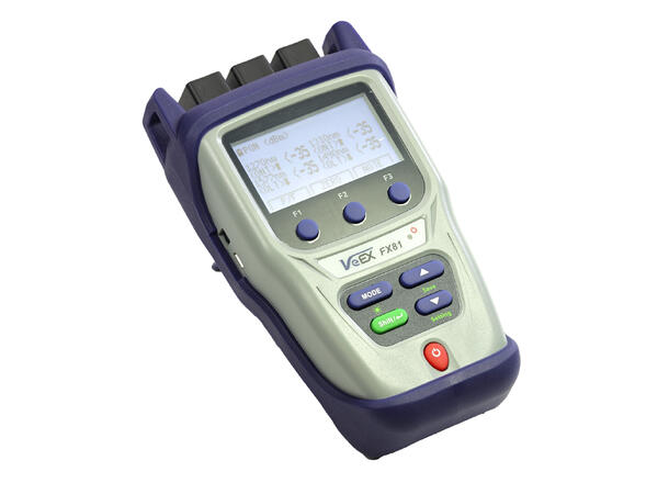 VeEX FX81 XGS-PON/GPON effektmeter 1490/1577 nm + std. OPM, SC/APC konn. 