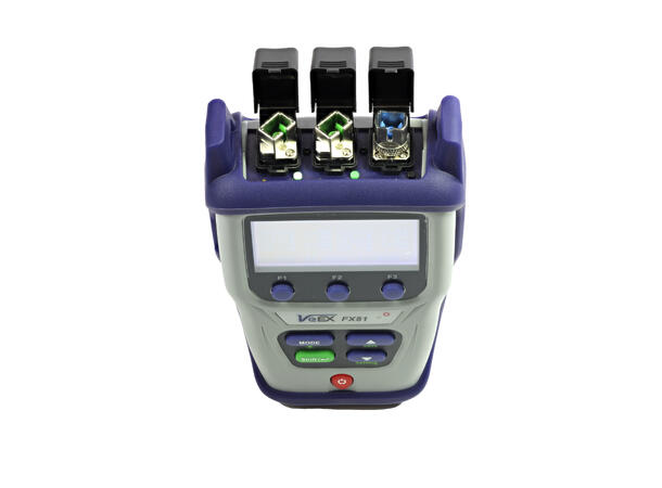 VeEX FX81 XGS-PON/GPON effektmeter 1490/1577 nm + std. OPM, SC/APC konn. 