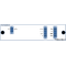 F-OMUX-BIDI4LB-B Fiberworks AS  Fiberworks 4 ch. BiDi DWDM mux/demux O-band low, Single Fiber, LC/UPC, B-side