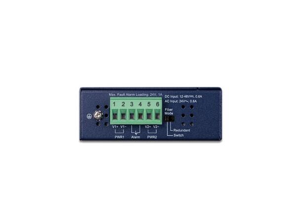 IGT-1205AT Industrial GigE Media Conv. 1xRJ45, 2x 100/1000 SFP, 12-48V DC 