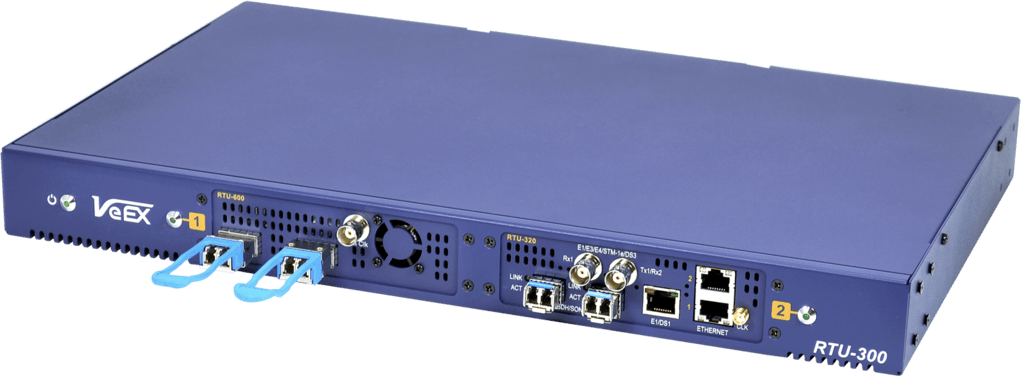 VX-RTU-300-1G-1 VeEX  RTU-320 1G Eth RTU - 4 porter Rack-Mount Ethernet Remote Test Unit