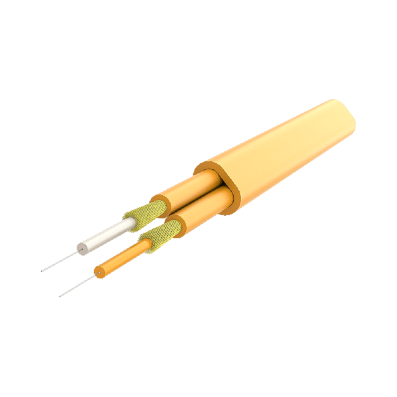 P-OM1-D5O-SCP-STP-xx Fiberworks AS  Snor MM DPX Forsterket SC/PC-ST/PC x m 62,5/OM1 3x5mm Ruggedized orange