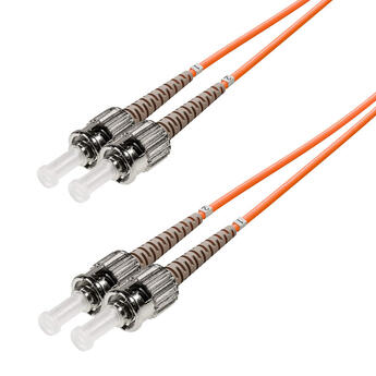 P-MM5-D2O-STP-STP-xx Fiberworks AS  Snor MM DPX ST/PC-ST/PC xx m 50/OM2 2x ø2mm Oransje