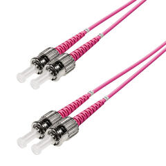 Snor MM DPX ST/PC-ST/PC xx m 50/OM4 BIF 2x ø2mm Erika Fiolett
