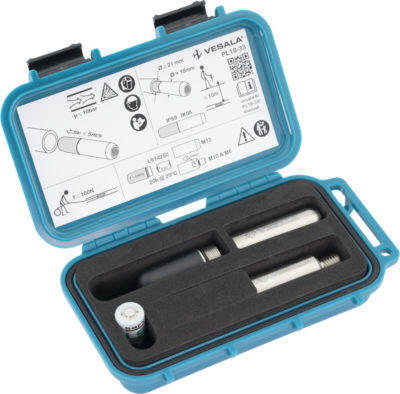 VES-PL18-33M10-12M Vesala Oy V14052 18.2mm Sonde PL18 33kHz Inkl. boks og batt, M10m/M12f gjenger