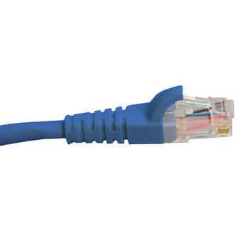 P-CAT6-S5B-UTP1.5   Cat6 U/UTP patch kabel blå 1.5 meter AWG 27/7, "Snag-less" LSZH
