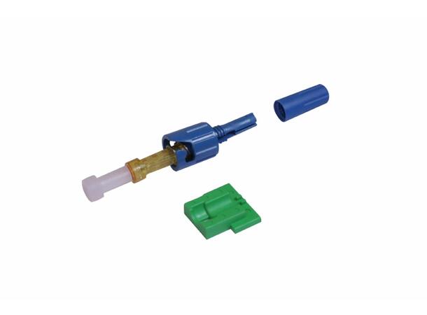 Feltinstallerbar konnektor ST/UPC For SM OS1/2 fiber med 0.9mm kabel 