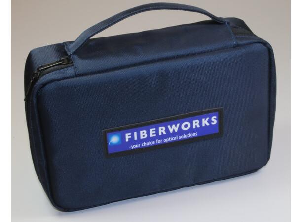 Fiberworks veske blå, høy 25x12x16 cm 