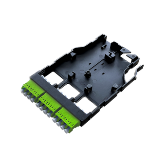 MPB6-KFO5-0F0Sh Fiberworks AS  Modul MM 12x LC/PC for patching 50/OM5, MPB6 modul, L.Gr&#248;nn adapter, B90