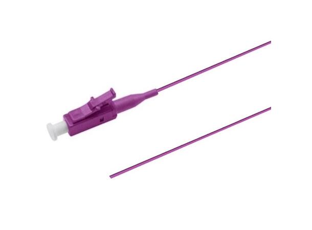 Fiberhale MM LC/PC 12-pakning 1,5 m 50/OM4 BIF, 900µm fast kledn. E.Fiolett 