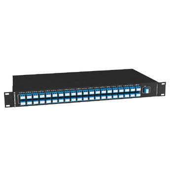 F-DMUX-40-2160-ILU Fiberworks AS  Fiberworks 40ch. Low Loss DWDM Mux+Demux ITU ch.21-60, 100GHz,19&quot; 1RU, LC/UPC