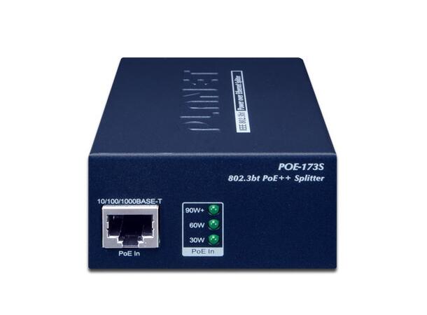 POE-173S Power over Ethernet Splitter 10/100/1000Mbps, 802.3bt PoE++, 60W out 