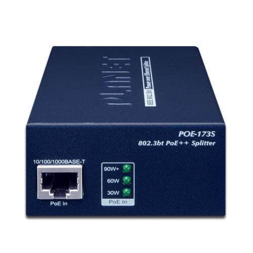 MC-PLANET-POE-173S PLANET POE-173S POE-173S Power over Ethernet Splitter 10/100/1000Mbps, 802.3bt PoE++, 60W out