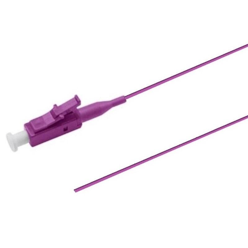 PT-OM4-T9M-LCP-15-BP Fiberworks AS  Pigtail MM LC/PC 12-pack blister, 1,5 m 50/OM4 BIF, Tight Buffer 900µm, Magenta