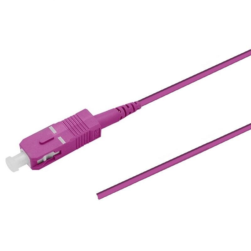 PT-OM4-T9M-SCP-15-BP Fiberworks AS  Fiberhale MM SC/PC 12-pakning 1,5 m 50/OM4 BIF, 900&#181;m fast kledn.  E.Fiolett