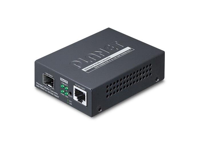 MC-PLANET-GT-915A PLANET GT-915A GT-915A GigE Managed Media Converter SFP Port, 10/100/1000Base-T