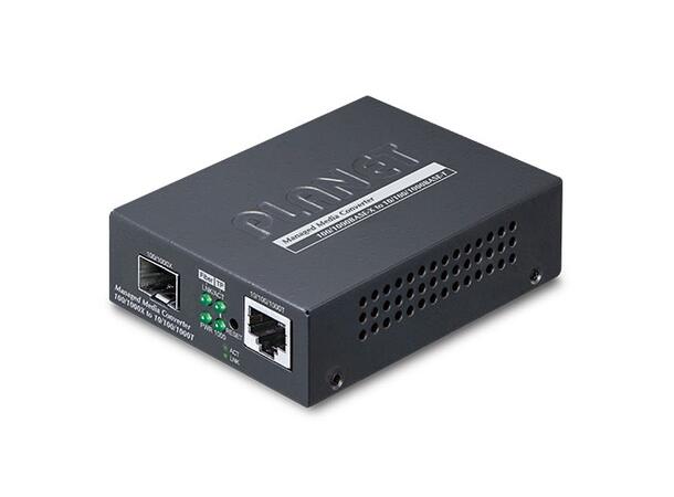 GT-915A GigE Managed Media Converter SFP Port, 10/100/1000Base-T 