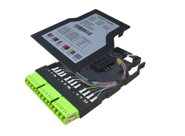 Modul MM 12x LC/PC for skjøting 50/OM5, MPB6 Modul, 12-farg. fiber, B90 