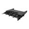 MPB6-P-1U Fiberworks AS  Panel 1U 19" for 12x MPB6 B90 Moduler MPB6 patch panel. Sliding m/dør