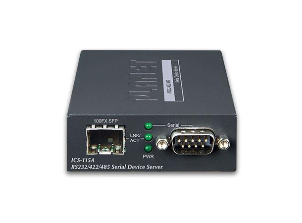 ICS-115A Serial over Fast Ethernet Conv. RS-232/RS-422/RS-485 DB-9 to SFP 