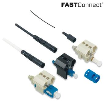 SP-FC-SM-ST-0.9-100 AFL FAST-ST-SM-100 AFL FASTConnect feltterminerbar kontakt SM, ST for 0.9mm kabel - pakke med 100st