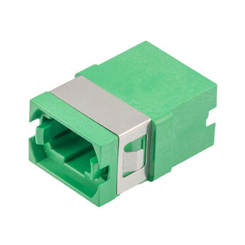 ADA-MPO-FL-GRN Fiberworks AS  Adapter MPO 12&amp;24F, SM opposed, Gr&#248;nn Uten flens, metall klips, SC Hullutsnitt
