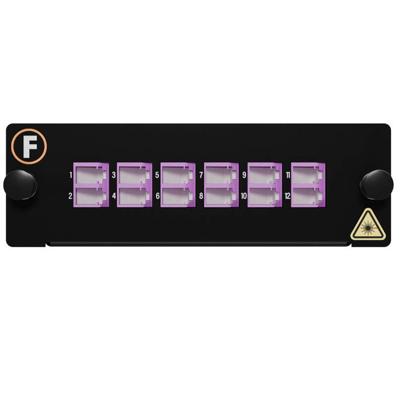 MPB4-KEO4-1M1Mf12LU Fiberworks AS  Modul MM 1xMPO/PC12(m)-12LC/PC Pol. U1 50/OM4 BIF, MPB4 Modul 1x Base-12, Elite