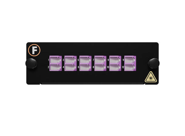 Modul MM 1xMPO/PC12(m)-12LC/PC Pol. U1 50/OM4 BIF, MPB4 Modul 1x Base-12, Elite 