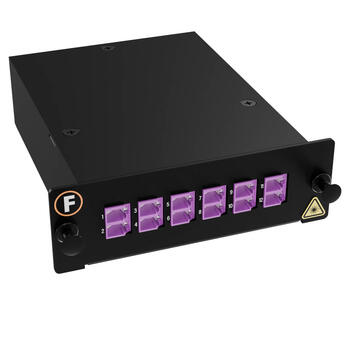 MPB4-KEO4-1M1Mf12LU Fiberworks AS  Module MM 1xMPO/PC12(m)-12LC/PC Pol. U1 50/OM4, MPB4 module 1x Base-12, Super LL