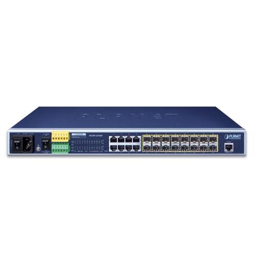 PLN-MGSW-24160F PLANET MGSW-24160F PLANET 8x 10/100/1000 RJ45, 16x 1G SFP L2+ Managed MetroEthernet Switch