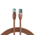 Snor Cat.6A S/FTP Brun 1,5 m AWG 27/7, &quot;Snag-less&quot; LSZH