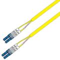Snor SM DPX Forsterk LC/UPC-LC/UPC 125 m 9/OS2 G.657.A1 3x5mm Gul