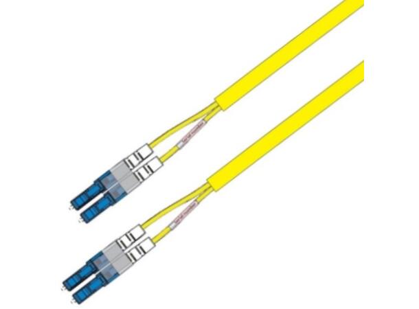 Snor SM DPX Forsterk LC/UPC-LC/UPC 125 m 9/OS2 G.657.A1 3x5mm Gul 