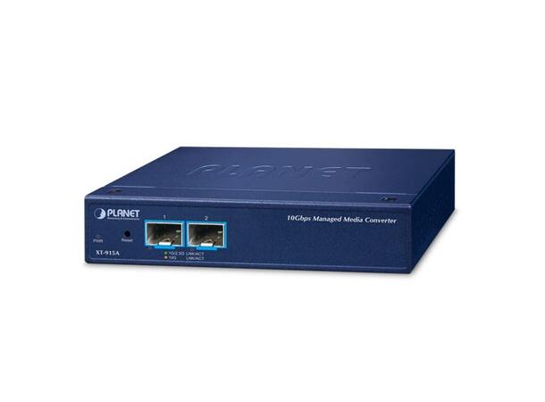 XT-915A 10 Gigabit Media Converter Managed, 2x 1G/10G SFP+ 