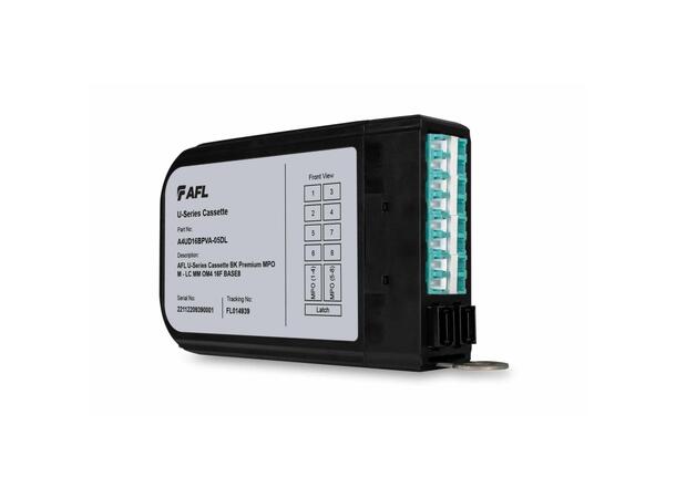 AFL U-Serie MM Modul 2xMPO(m)-16xLC/PC 50/OM4, 2x Base-8, Pol. F, Premium 