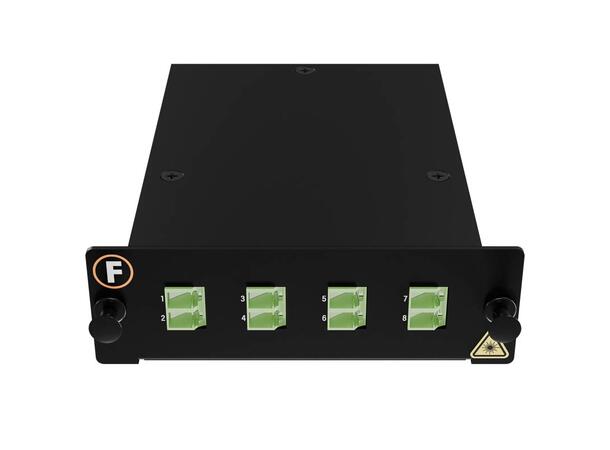 MPB4 SM module MPO8(m)-8LC/APC Pol. A 9/OS2, MPB4 module, 1x Base-8, Super LL 