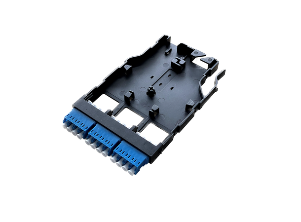 Modul SM 12x LC/UPC for patching 9/OS2, MPB6 modul, Blå adapter, B90 
