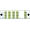 F-SPLIT-LGX2-1x4-4 Fiberworks AS  PLC splitter 4x 1:4 i LGX2 modul LC/APC 