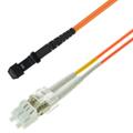 Snor MM DPX LC/PC-MTRJ(f)/PC 25 m 50/OM2 2x &#248;2mm Oransje