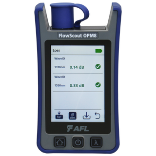 AFL FlowScout OPM8 Optisk Effektmeter Basic kit, +26 / -50dBm