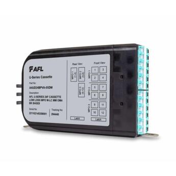 UHD-MP1-MM-M2Mf24LCP AFL Hyperscale A4UD24BPVA-05DM AFL U-Serie MM Modul 3xMPO(m)-24xLC/PC 50/OM4, 3x Base-8, Pol. F,  Premium
