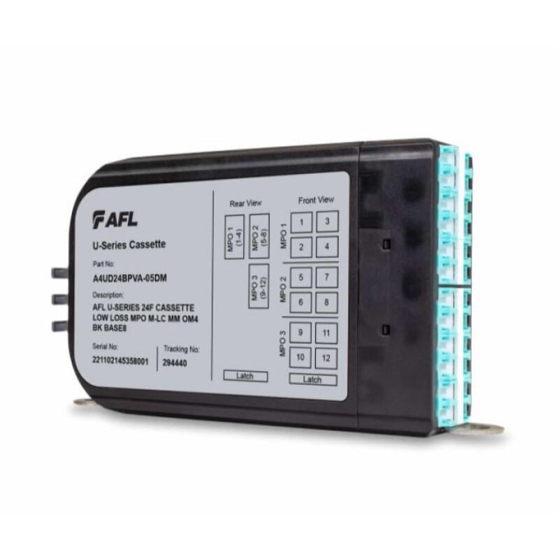 UHD-MP1-MM-M2Mf24LCP AFL Hyperscale A4UD24BPVA-05DM AFL U-Serie MM Modul 3xMPO(m)-24xLC/PC 50/OM4, 3x Base-8, Pol. F,  Premium