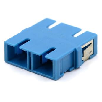 ADA-SCUDZR02-FL Fiberworks AS  Adapter SM SC-DPX Bl&#229; Uten flens, metall klips, keramisk hylse