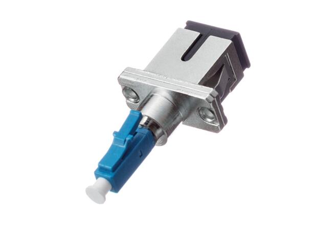 Adapter/konverter SC/UPC(F)-LC/UPC(M) SM SC/UPC hunn til SM LC/UPC hann 
