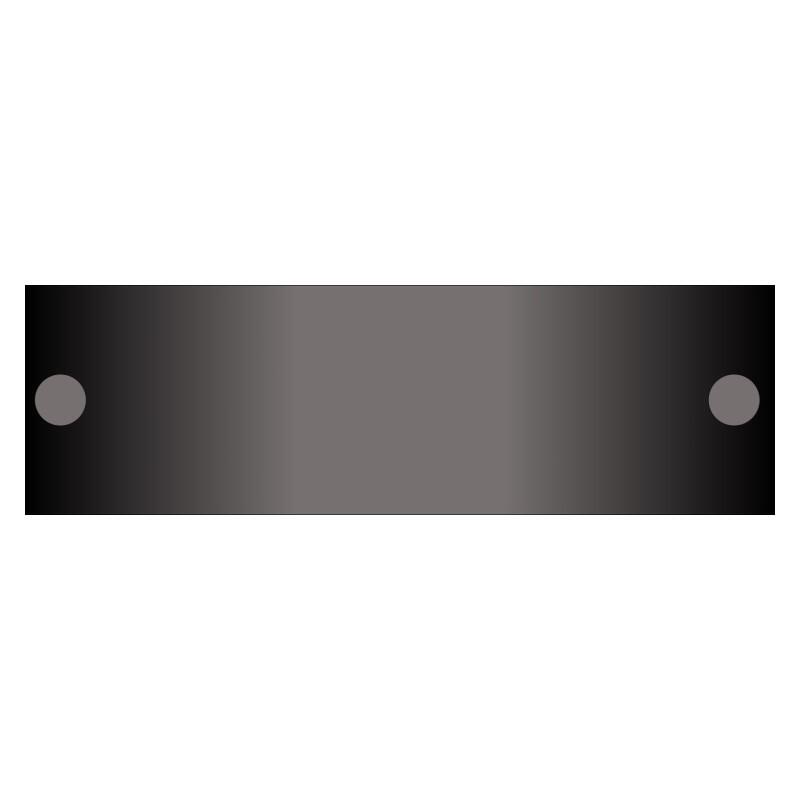 MPB4-P-BLP Fiberworks AS  Blindplate MPB4, black Blinding unused holes in MPB4 patchpanel