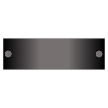 MPB4-P-BLP Fiberworks AS  Blindplate MPB4, black Blinding unused holes in MPB4 patchpanel