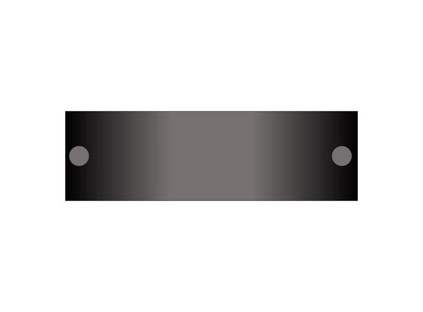 Blindplate MPB4, black Blinding unused holes in MPB4 patchpanel 